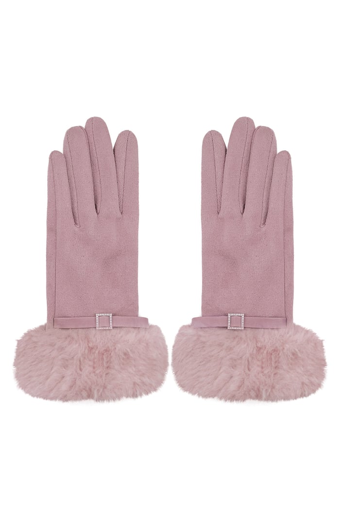 Refined grace gloves - pink 