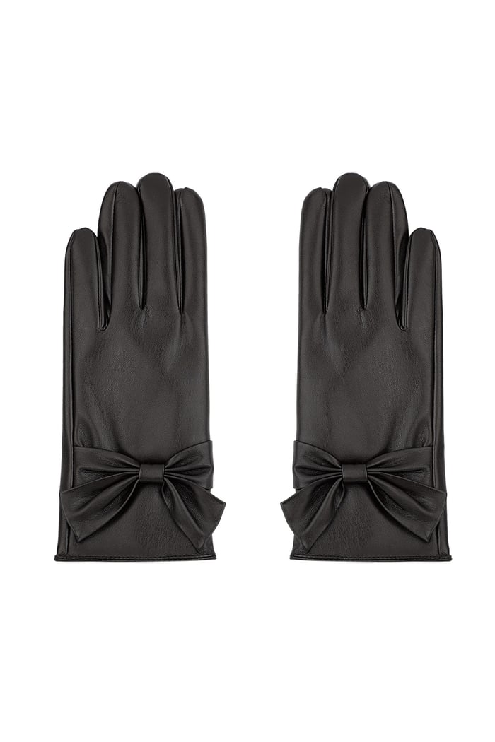 Bowtiful gloves - dark brown 