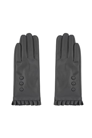 Gloves cozy day - dark grey h5 