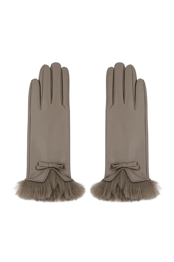 Gloves frosty gloves - camel 