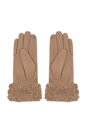 Fuzzy gloves - brown h5 Picture3