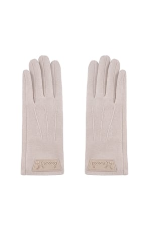 Timeless chic glove - beige h5 