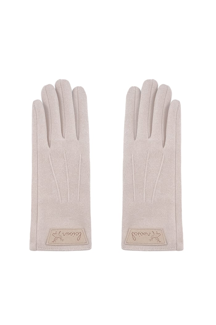 Timeless chic glove - beige 