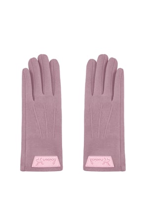 Timeless chic glove - pink h5 