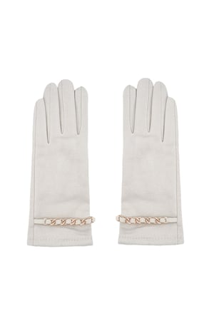 Glamour glove - off white h5 