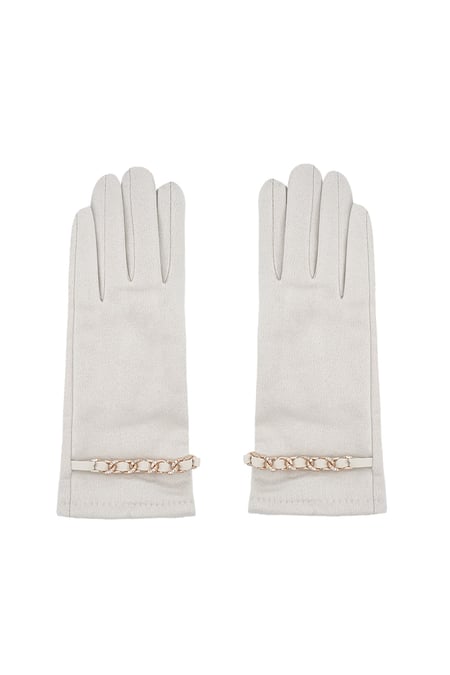 Glamour glove - off white