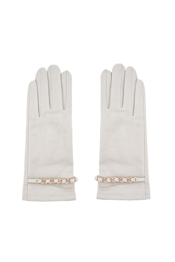 Glamour glove - off white 