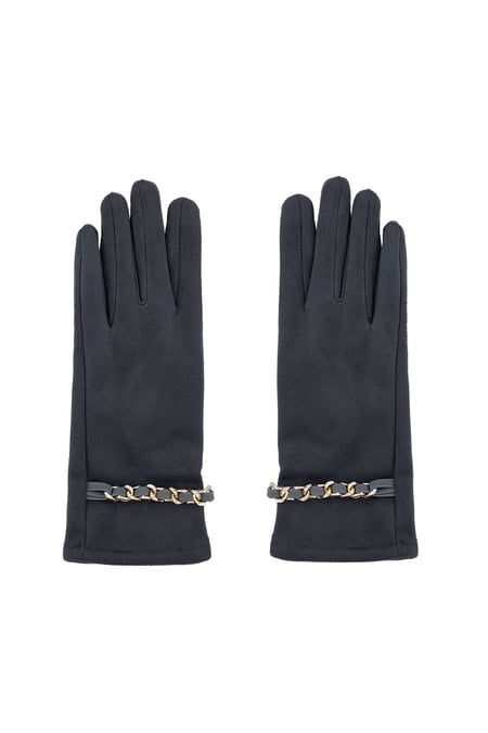 Glamour glove - dark green