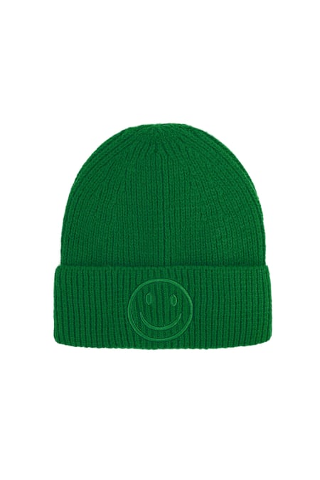 Hat season of smiley - green 2