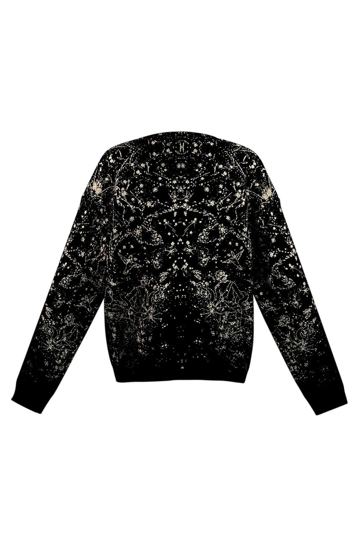 Sweater sparkle statement - black Picture7