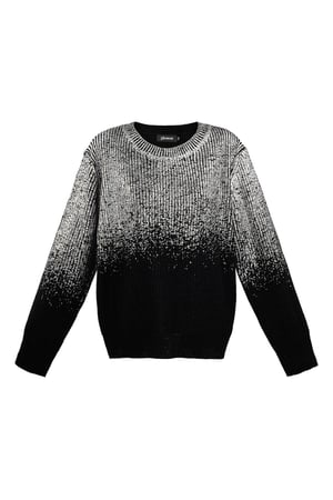 Glitz and Glow sweater - black & Silver color h5 