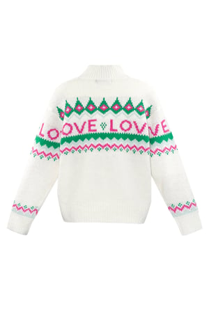 Love Sweater Wetterpullover - weiß h5 Bild7