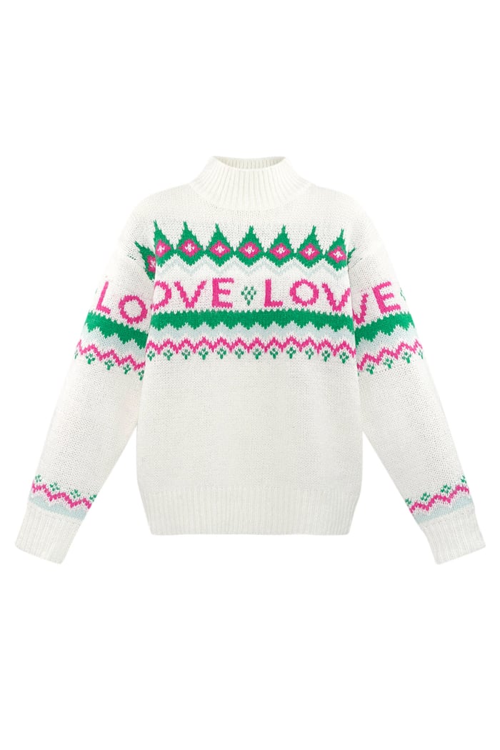 Love Sweater Wetterpullover - weiß 