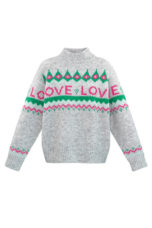 Love Sweater Weather Pullover - grau h5 