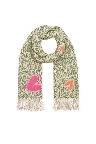 Winter scarf frosty flirt - blue h5 