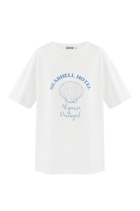 Seashell Hotel shirt - white 2