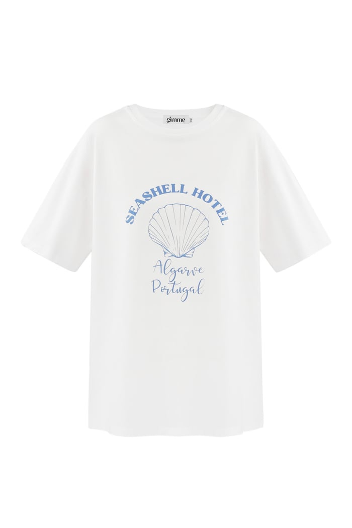 Seashell Hotel shirt - white 