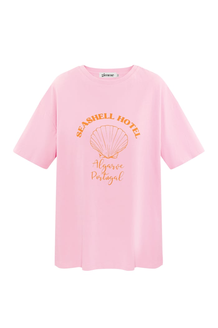 Seashell Hotel shirt - pink 