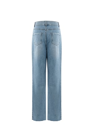 Jeans mit Perlenverzierung - blau h5 Bild7