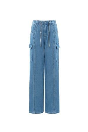 Denim cargo jeans confidence - blue h5 Picture5