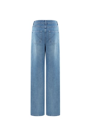 Jeans mit ausgestelltem Bein - Blau h5 Bild5