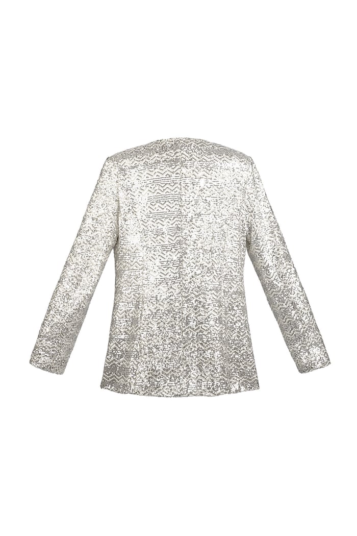 Glitter blazer - Silver Color color Picture7