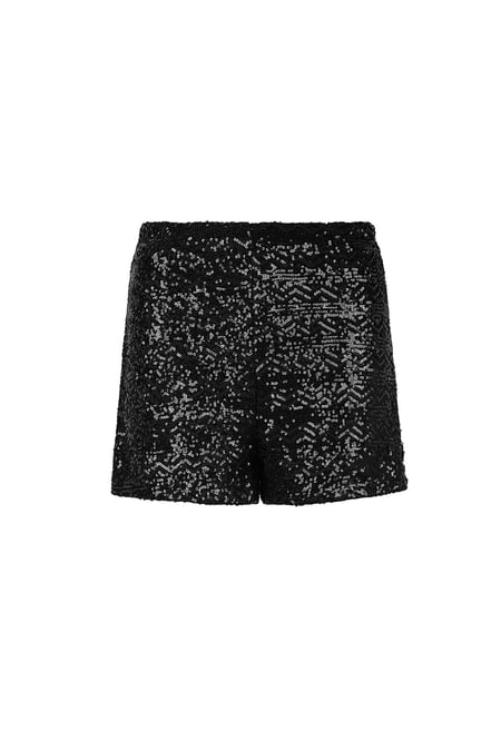 Glitter shorts - black 2