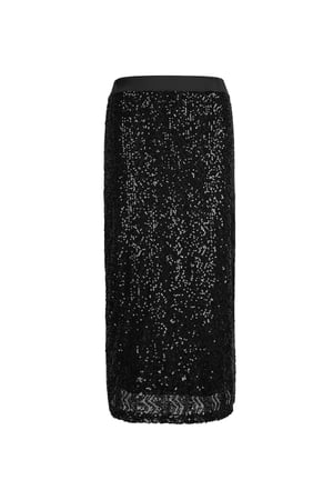 Glitter skirt - black h5 