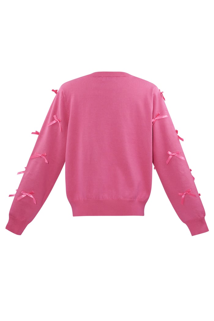 Bow Whisper Pullover - Fuchsie Bild7