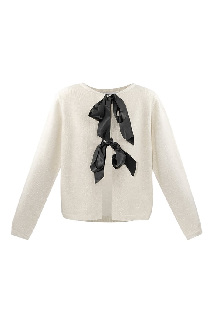 Ribbon Romance cardigan - white 