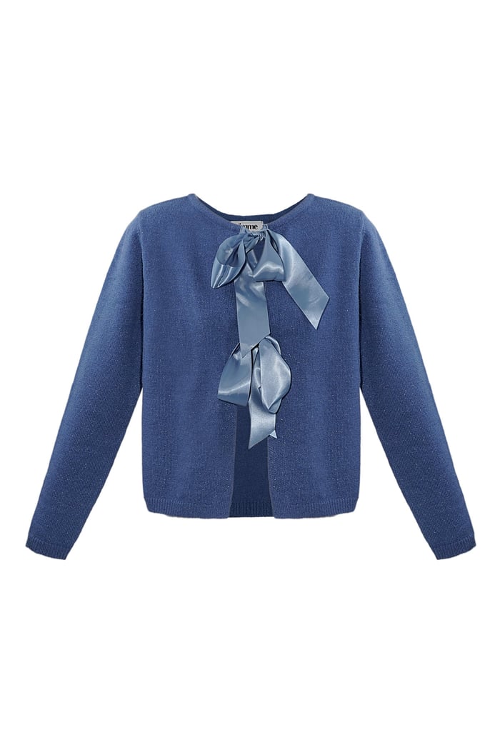 Ribbon Romance cardigan - blue 