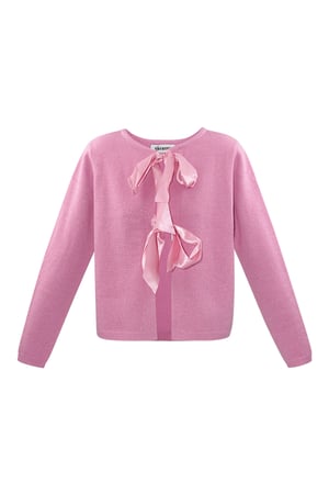 Ribbon Romance cardigan - pink h5 