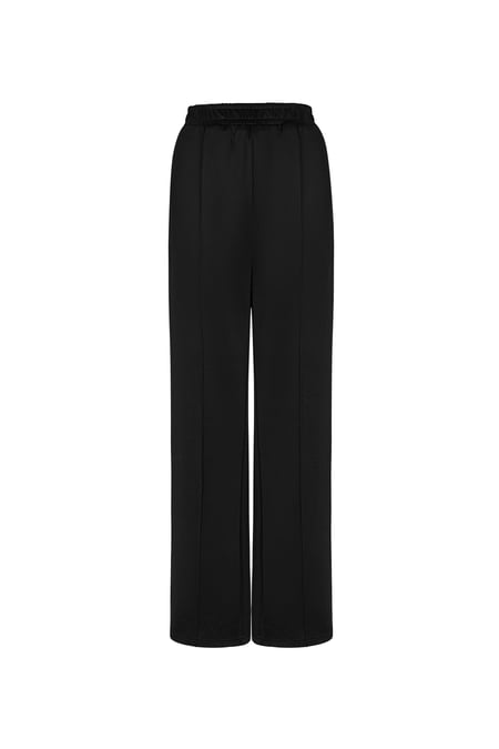 Pants with hearts on the side - black 2