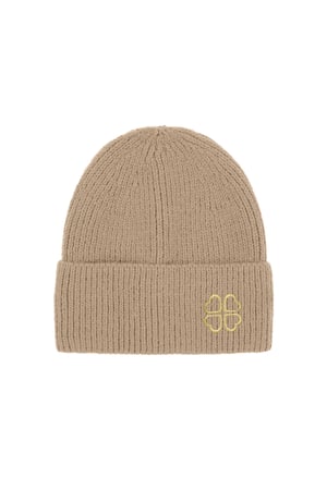 Lucky beanie - beige h5 