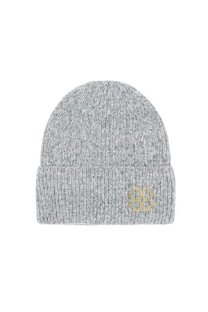 Lucky beanie - grey h5 