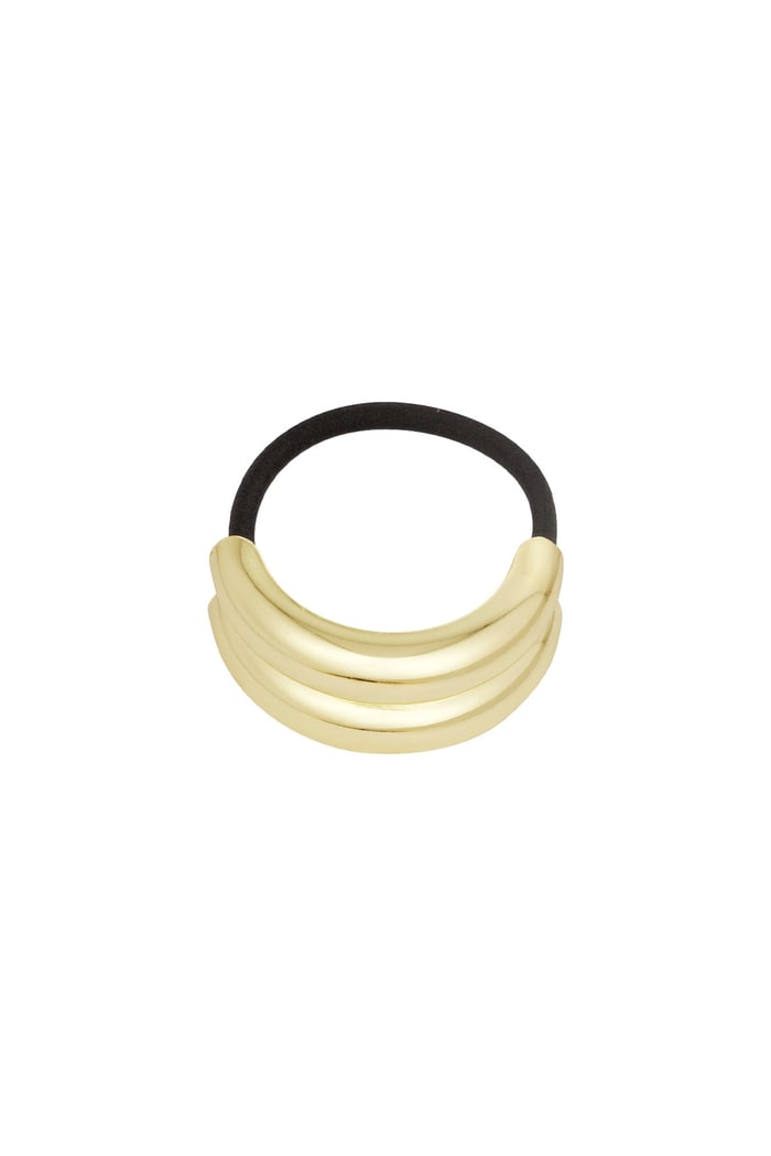 Refined touch hair elastic - Gold color Picture3