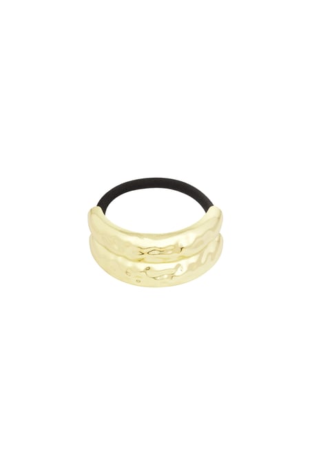 Textured elegance hair elastic - Gold color 2