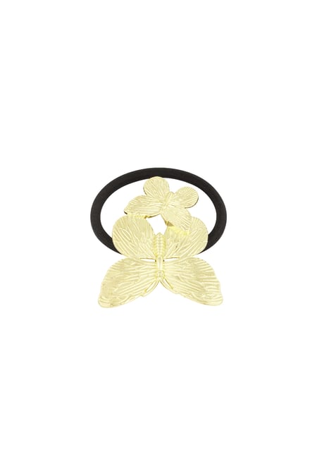 butterfly hair clip - Gold color