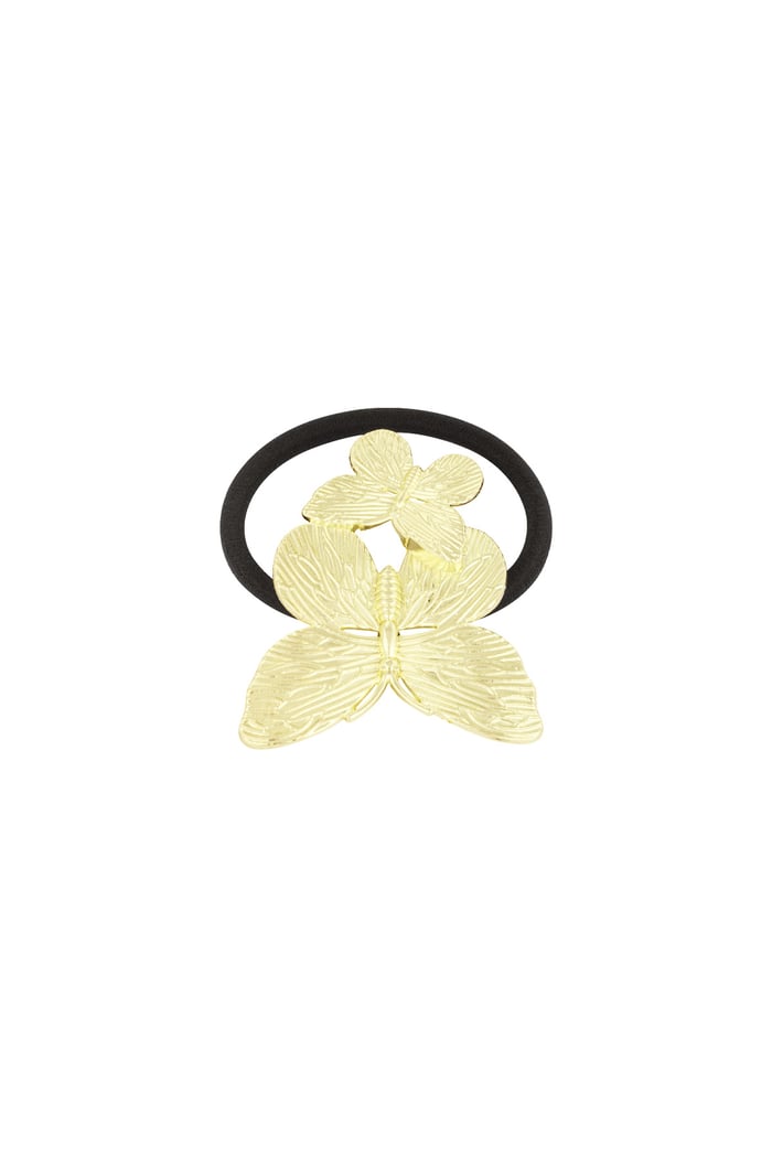 butterfly hair clip - Gold color 