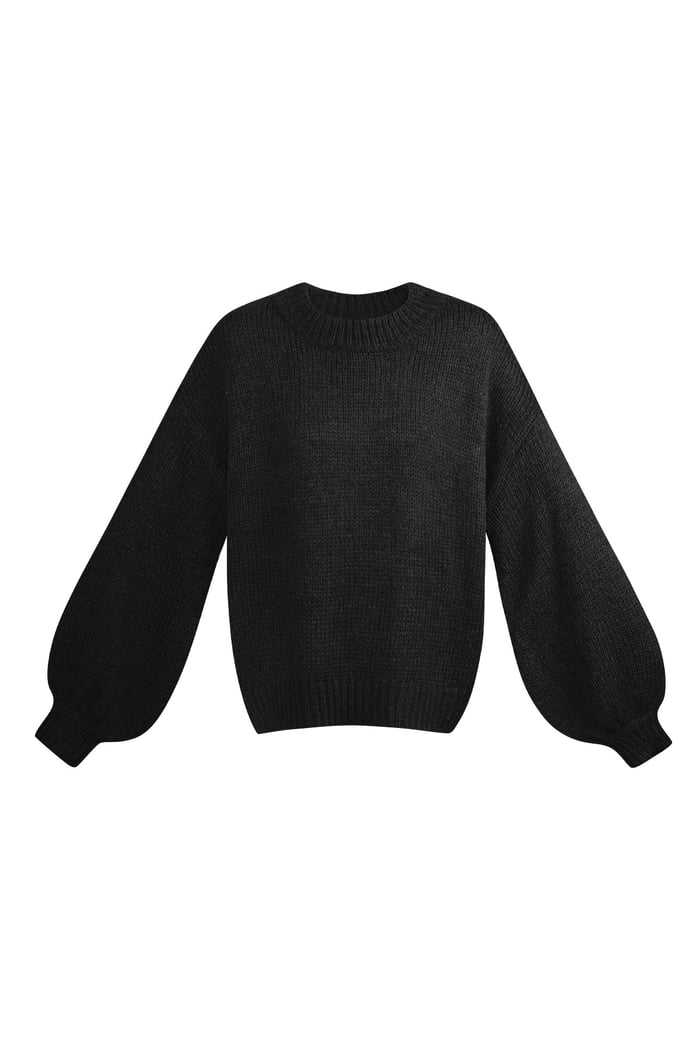 Winter essential sweater - black 