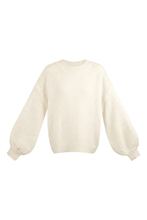 Winter essential sweater - off white h5 