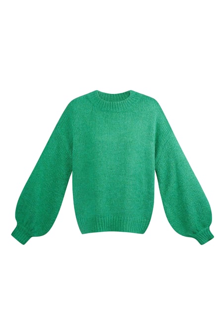 Winter essential sweater - green 2