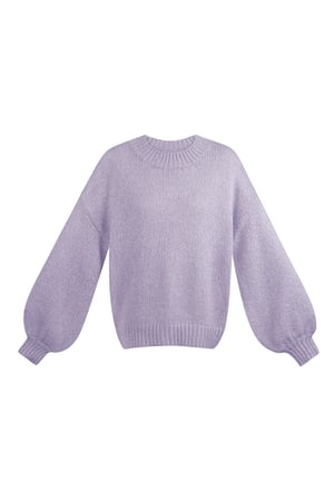 Unverzichtbarer Pullover für den Winter - lila h5 