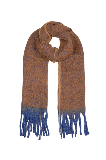 Cold comfort scarf - brown