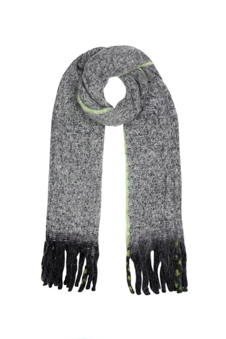 Cold comfort scarf - grey