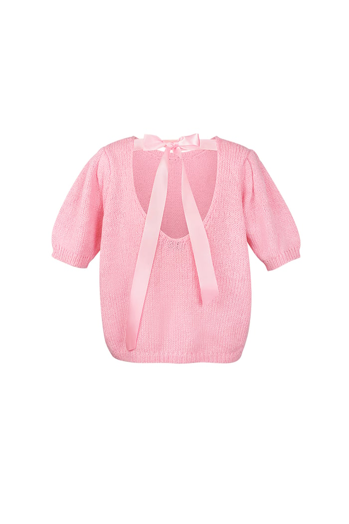 Soft bow shirt - Pink 