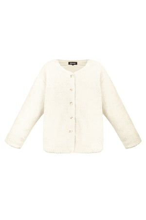 Teddy times coat - Off white h5 