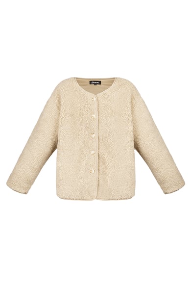 Teddy times coat - Off white h5 