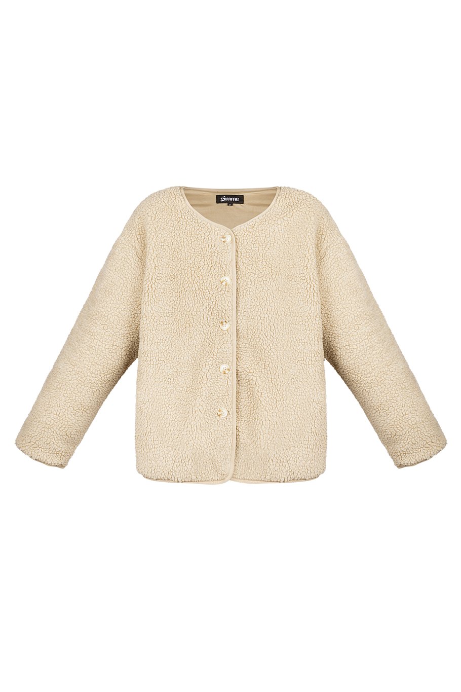 Teddy times coat - Off white 