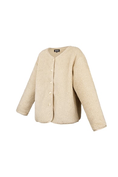 Teddy times coat - Beige h5 Picture10